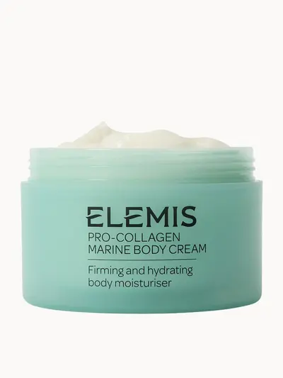 Elemis Pro-Collagen Marine Body Cream — embalagem e produto