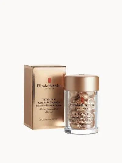 Elizabeth Arden Vitamin C Ceramide Radiance Renewal Serum 30 Capsules Elizabeth Arden — textura e acabamento