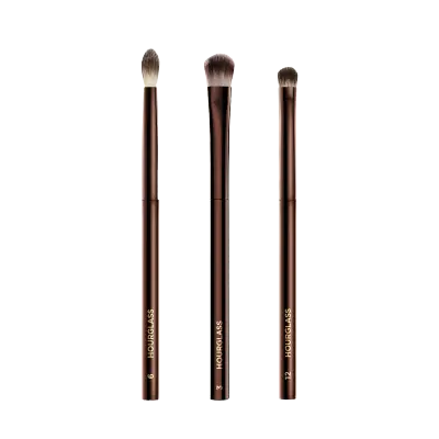 Eyeshadow Brush Set Hourglass — textura e acabamento