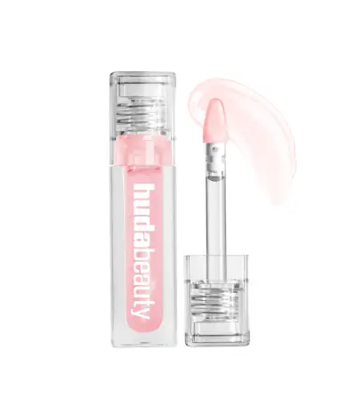 Faux Filler Jelly Oil Huda Beauty — textura e acabamento