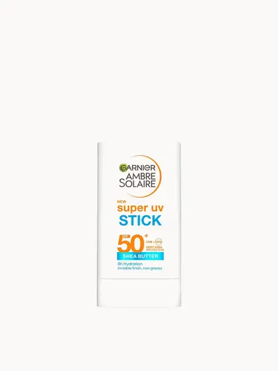 Garnier Ambre Solaire Super UV SPF50+ Stick 18g Garnier — embalagem e produto