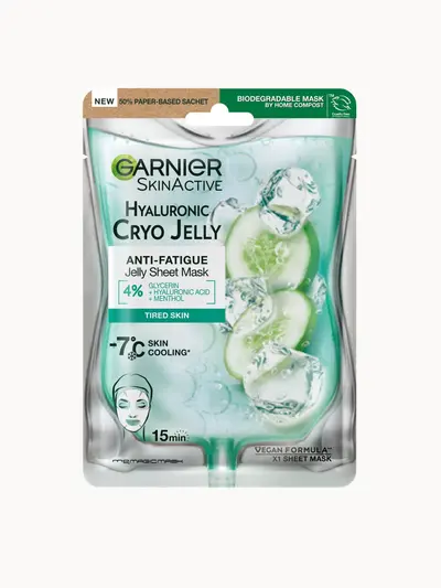 Garnier Anti-Fatigue Hyaluronic Acid and Icy Cucumber Cryo Jelly Eye Patches Garnier — detalhe 3