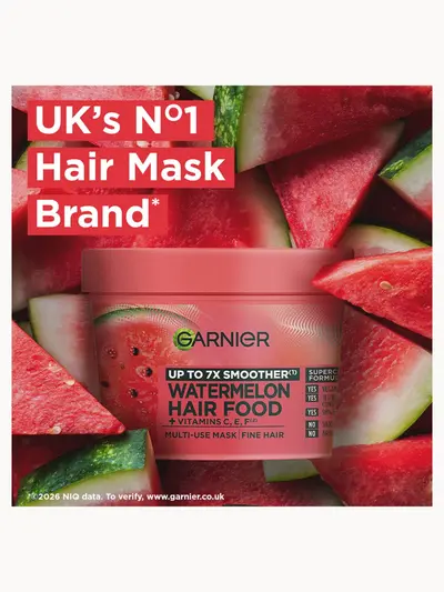 Garnier Hair Food Multi-Use Mask, Hydrating Aloe Vera, Quenching for Dehydrated Hair 400ml Garnier — detalhe 3