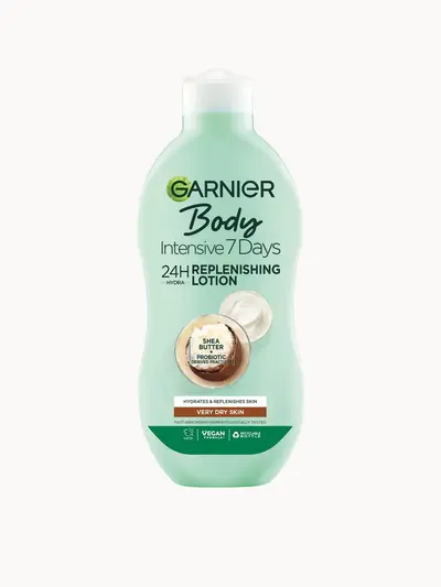 Garnier Intensive Shea Butter Body Lotion 400ml Garnier — textura e acabamento