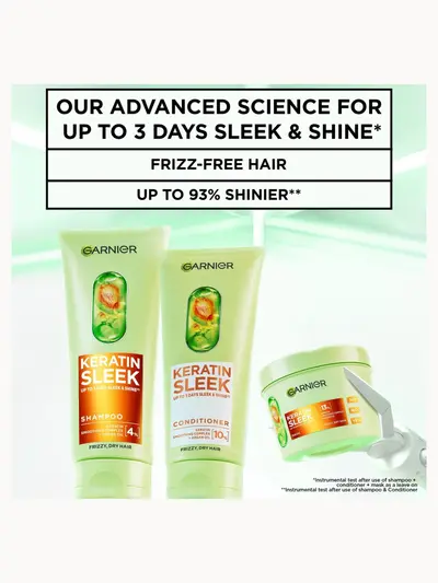 Garnier Keratin Sleek Mask 370ml Garnier — detalhe 3
