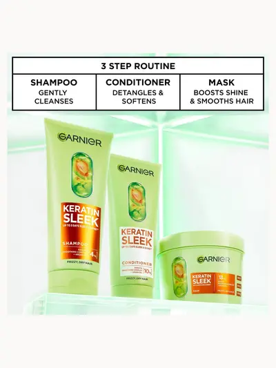 Garnier Keratin Sleek Mask 370ml Garnier — detalhe 6
