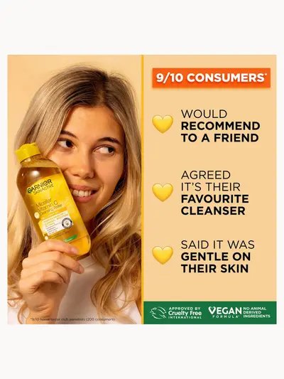 Garnier Micellar Water, Gentle Face Cleanser & Makeup Remover for Sensitive Skin, 700ml Garnier — detalhe 3