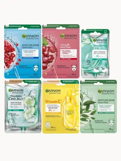 Garnier SkinActive Face Sheet Mask Party (6 Masks) — detalhe 64