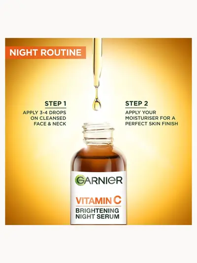 Garnier Targeted Anti Dark Spot Night Serum for Face, 10% Pure Vitamin C & Hyaluronic Acid 30ml Garnier — detalhe 8