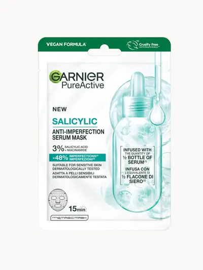 Garnier Ultralift Anti Ageing Radiance Boosting Face Sheet Mask 32g Garnier — detalhe 5