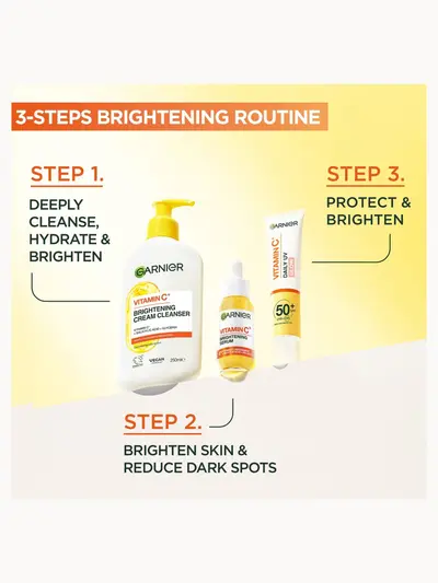 Garnier Vitamin C Brightening Cream Cleanser, Hydrates, Brightens & Cleanses, 250ml Garnier — detalhe 6