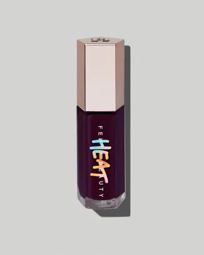 Gloss Bomb Heat Universal Lip Luminizer + Plumper Fenty Beauty — textura e acabamento
