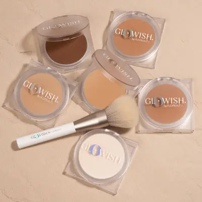GloWish All Over Face Powder Brush Huda Beauty — detalhe 4