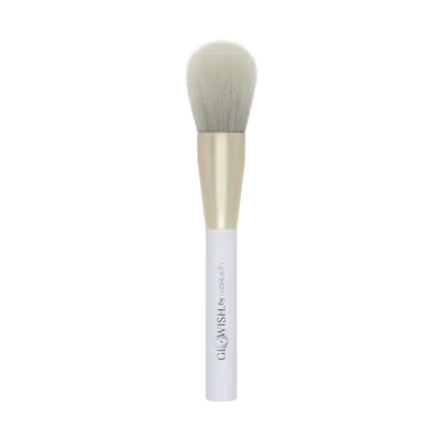 GloWish All Over Face Powder Brush Huda Beauty — embalagem e produto