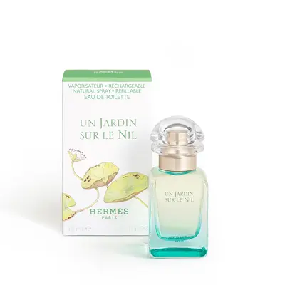 HERMÈS Collection Un Jardin sur le Nil Eau de toilette Hermès — textura e acabamento