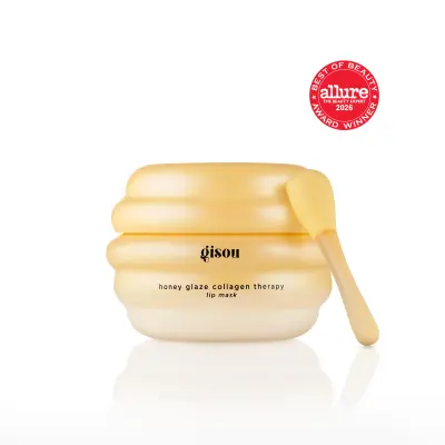 Honey Glaze Collagen Therapy Lip Mask Gisou — textura e acabamento