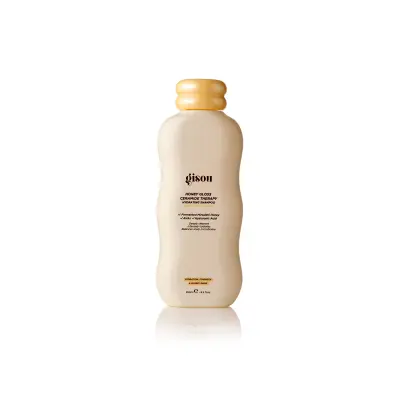 Honey Gloss Ceramide Therapy Hydrating Shampoo Gisou — embalagem e produto