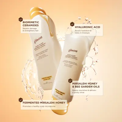 Honey Gloss Hair Wash Duo Gisou — detalhe 4