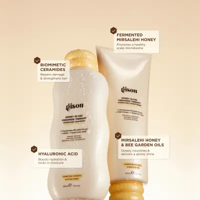 Honey Gloss Hair Wash Trio Gisou — detalhe 5