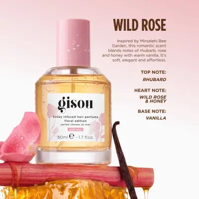 Honey Infused Hair Perfume Wild Rose Gisou — detalhe 5