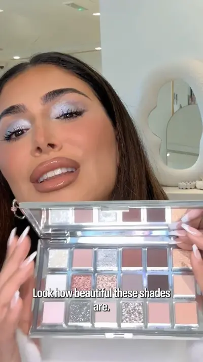 Icy Nude Eyeshadow Palette Huda Beauty — detalhe 4