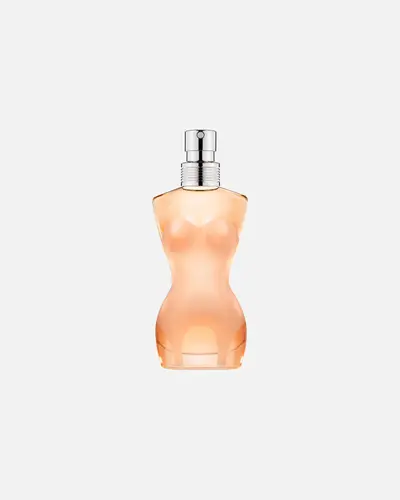 Jean Paul Gaultier Classique Eau de Toilette Eau de toilette Jean Paul Gaultier — embalagem e produto
