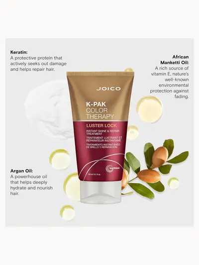 Joico K-Pak Colour Therapy Luster Lock Instant Shine and Repair Treatment 500ml (Worth £84.00) Joico — detalhe 5