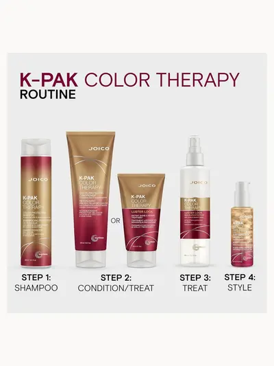 Joico K-Pak Colour Therapy Luster Lock Instant Shine and Repair Treatment 500ml (Worth £84.00) Joico — detalhe 6