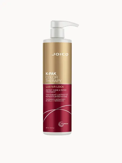 Joico K-Pak Colour Therapy Luster Lock Instant Shine and Repair Treatment 500ml (Worth £84.00) Joico — embalagem e produto