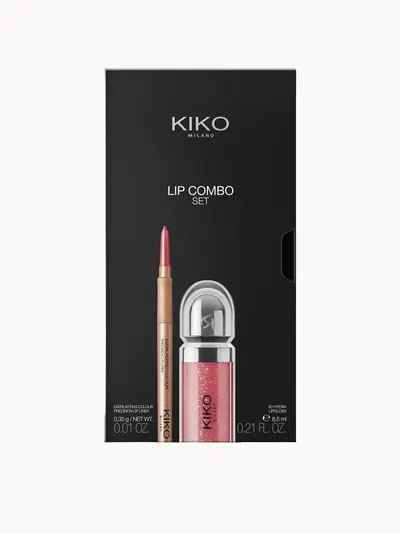 KIKO Milano 3D Hydra Lip Combo Set (Various Shades) (Worth £20.98) KIKO Milano — embalagem e produto