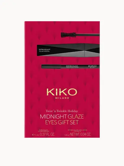 KIKO Milano Midnight Glaze Eyes Gift Set 12.2ml (Worth £20.98) KIKO Milano — embalagem e produto