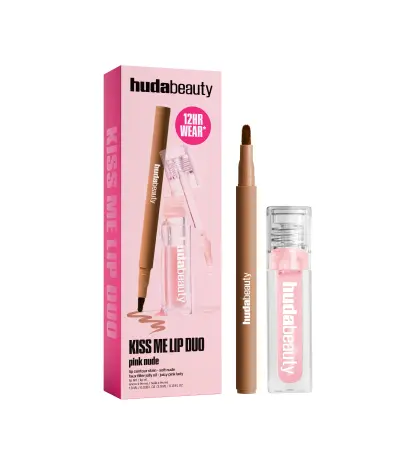 Kiss Me Lip Duo Set – Pink Nude Huda Beauty — detalhe 3