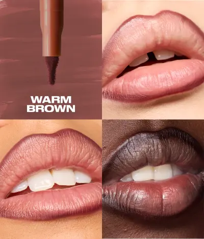 Kiss Me Lip Duo Set – Warm Peach Huda Beauty — detalhe 4