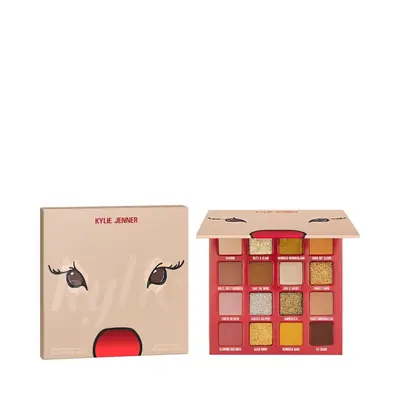 KYLIE COSMETICS Holiday Collection Kylie Cosmetics Palette Pressed Powder Eyeshadow Kylie Cosmetics — textura e acabamento
