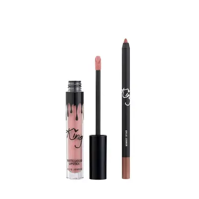KYLIE COSMETICS King Kylie 2-Piece Matte Lip Kit Kylie Cosmetics — textura e acabamento