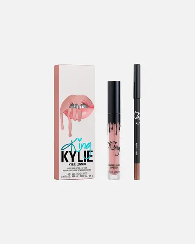 KYLIE COSMETICS King Kylie 2-Piece Matte Lip Kit Kylie Cosmetics — embalagem e produto