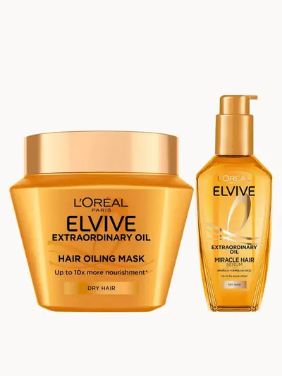 L'Oréal Paris Elvive Extraordinary Oil Mask & Oil Treatment Bundle L'Oréal Paris — textura e acabamento