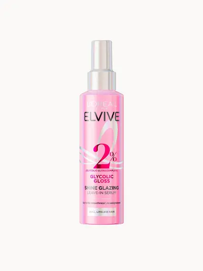 L'Oréal Paris Elvive Glycolic Gloss Core Spray Serum 150ml L'Oréal Paris — textura e acabamento