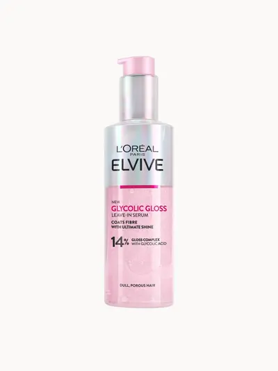 L'Oréal Paris Elvive Glycolic Gloss Leave-in Serum for Dull Hair 150ml L'Oréal Paris — textura e acabamento