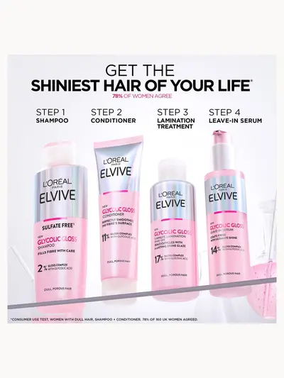 L'Oréal Paris Elvive Glycolic Gloss Leave-in Serum for Dull Hair 150ml L'Oréal Paris — detalhe 7