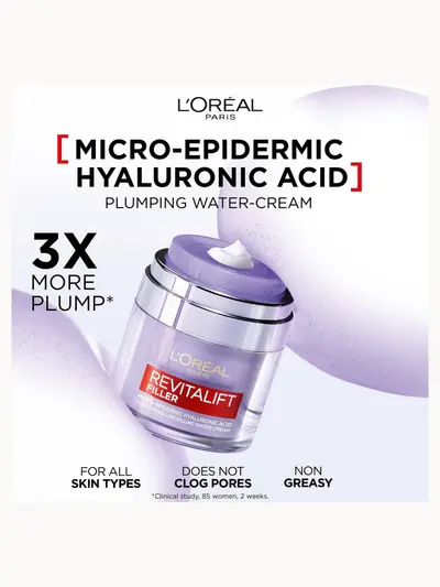L'Oreal Paris Hyaluronic Filler Water Cream & Tinted Glow SPF50+ (Various Shades) L'Oréal Paris — detalhe 8