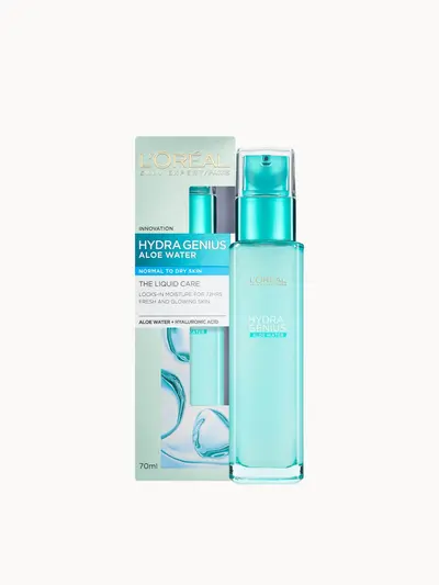 L'Oréal Paris Hydra Genius Liquid Care Moisturiser Normal Dry Skin 70ml L'Oréal Paris — textura e acabamento