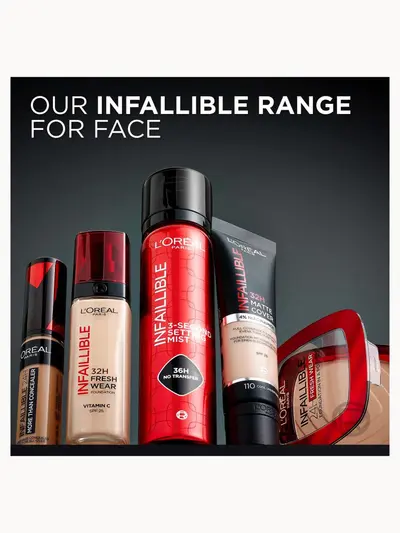 L'Oréal Paris Infallible 3-Second Makeup Setting Spray (Various Sizes) L'Oréal Paris — detalhe 8