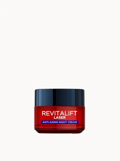 L’Oréal Paris Laser Renew Triple Action Anti-Ageing Night Cream 50ml L'Oréal Paris — embalagem e produto