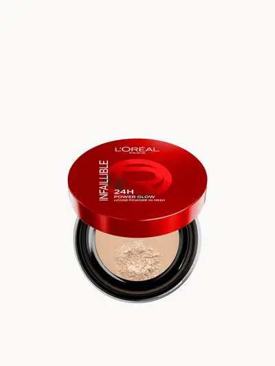 L'Oréal Paris Loose Powder, Infallible 24hr Glow Loose Powder, Glow-Boosting Highlighting Powder, Shade Universal — detalhe 3