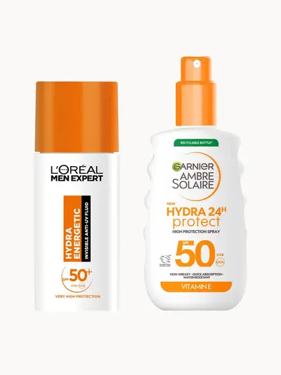 L'Oréal Paris Men Expert x Ambre Solaire SPF50 Face & Body Hydrating Suncream Bundle — detalhe 15