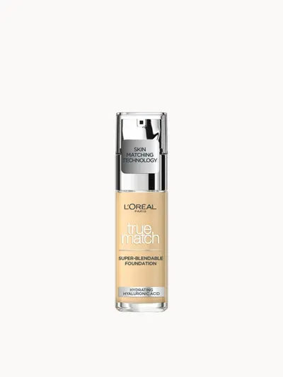 L'Oréal Paris True Match Liquid Foundation with SPF and Hyaluronic Acid 30ml (Various Shades) L'Oréal Paris — textura e acabamento