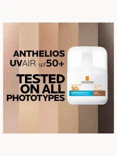 La Roche Posay Anthelios UVAIR Serum Sunscreen SPF50+ Light with Hyaluronic Acid, Niacinamide & Vitamin E, For all skin types, 50ml La Roche-Posay — detalhe 7