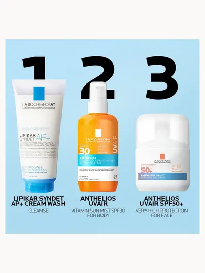 La Roche Posay Anthelios UVAIR Vitamin Sun Mist SPF30, High UV Protection, With Vitamin E & Hyaluronic Acid,200ml La Roche-Posay — detalhe 7