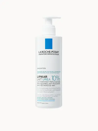 La Roche-Posay Lipikar Urea 10% Roughness Smoothing Lotion 400ml La Roche-Posay — textura e acabamento